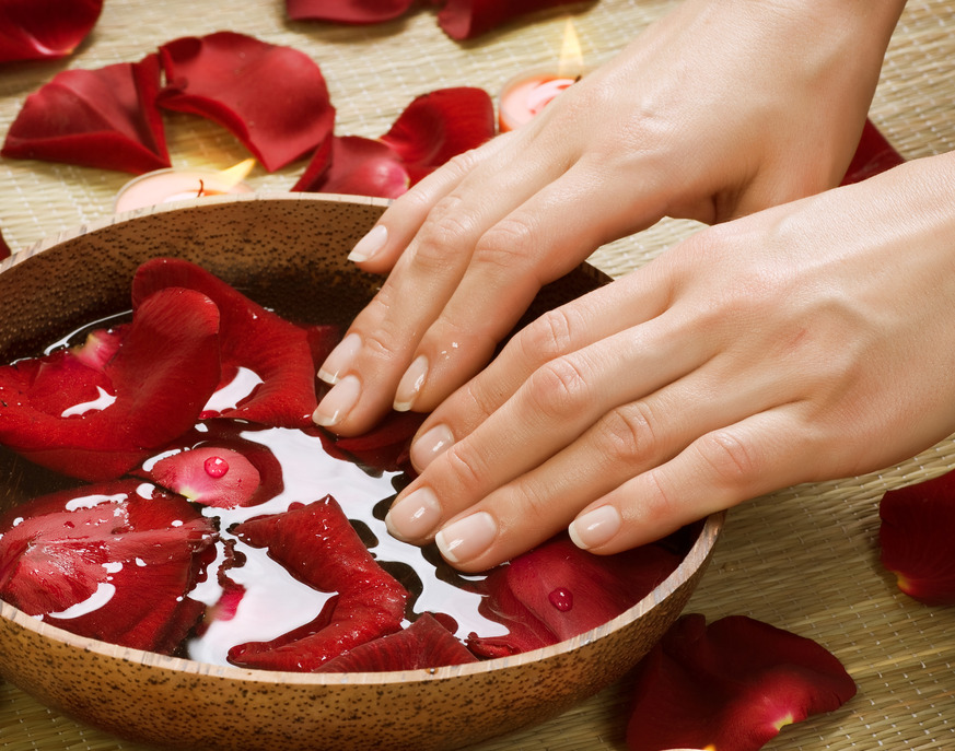 Spa Procedures for Hands. Luxury Manicure concept